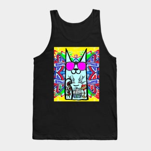 cat,cats,japan,graffiti,kpopm Tank Top